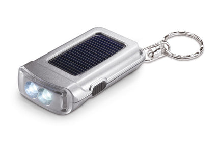 Schlüsselanhänger mit solarbetriebener Taschenlampe