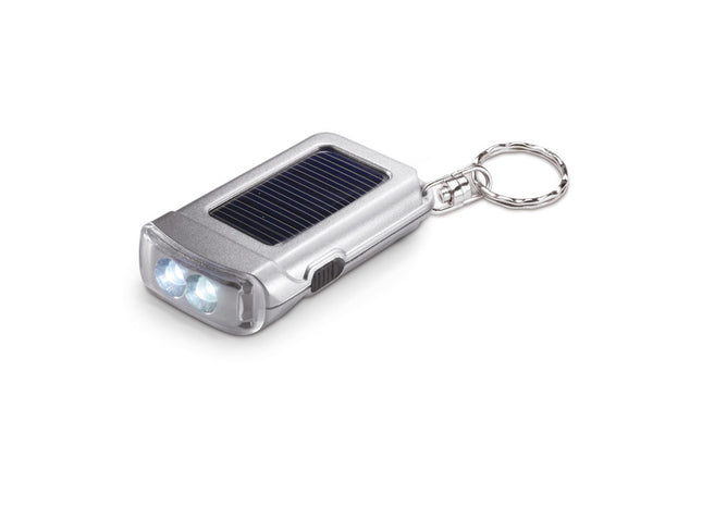Schlüsselanhänger mit solarbetriebener Taschenlampe