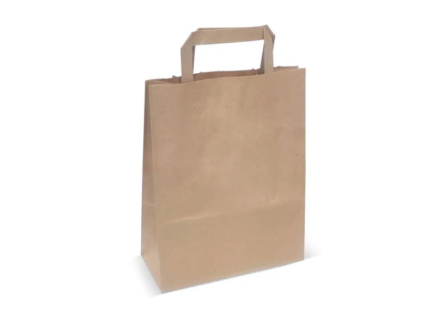 Paper Bag Papiertragetasche 70 g/m², 28x10x22 cm - Braun Umweltfreundliche Tragetasche TK Gruppe® Grosshandel 