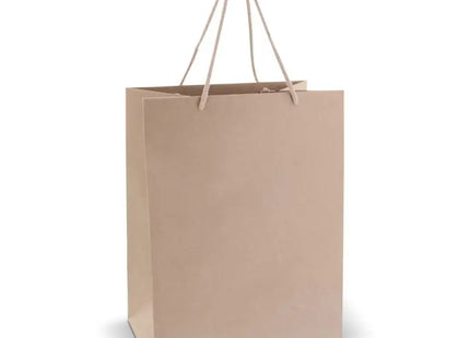 Geschenktüte aus Papier 120g/m² 30x20x40 cm - Braun Robuste und stilvolle Geschenkverpackung TK Gruppe® Grosshandel 