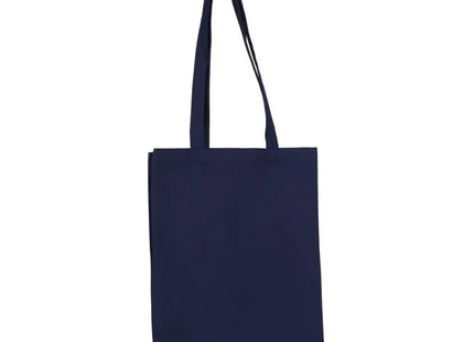 Dunkelblaue OEKO-TEX Baumwoll-Canvas Umhängetasche, 280g/m², 32x13x40cm TK Gruppe® Grosshandel 