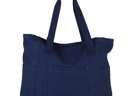 Tragetasche aus recycelter Leinwand 310g/m² 42x13x43cm - Dunkelblau TK Gruppe® Grosshandel 