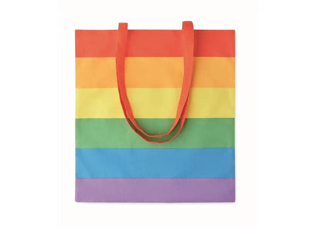 Bunte Einkaufstasche 200 g/m² BOREALIS - Multicolour Trendige Tragetasche mit auffälligem Design TK Gruppe® Grosshandel 