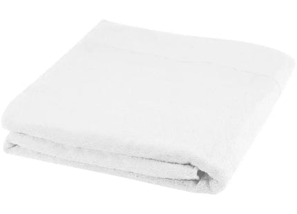 Evelyn 450 g/m² Baumwollhandtuch 100 x 180 cm - Weiß – Weich, saugfähig und luxuriös TK Gruppe® Grosshandel 