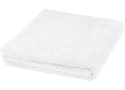 Riley 550 g/m² Baumwollhandtuch 100 x 180 cm - Weiß: Luxuriöses Handtuch für ein herrliches Badeerlebnis TK Gruppe® Grosshandel 