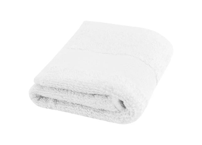 Sophia 450 g/m² Baumwollhandtuch 30 x 50 cm - Weiß: Hochwertiges Handtuch für den täglichen Gebrauch TK Gruppe® Grosshandel 