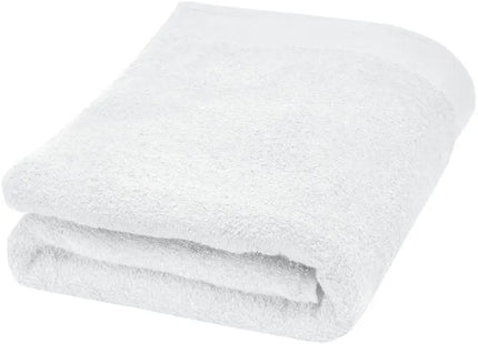 Ellie 550 g/m² Baumwollhandtuch 70 x 140 cm - Weiß – Weich, saugfähig und luxuriös TK Gruppe® Grosshandel 