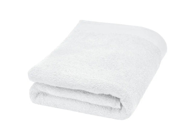 Ellie 550 g/m² Baumwollhandtuch 70 x 140 cm - Weiß – Weich, saugfähig und luxuriös TK Gruppe® Grosshandel 