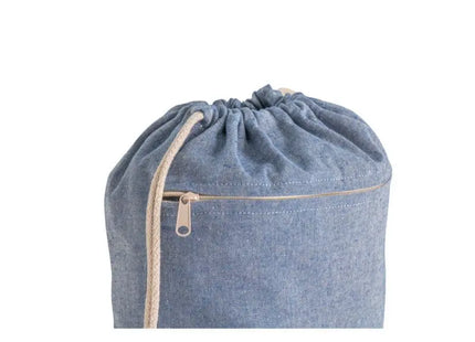 CHANCERY Turnbeutel aus recycelter Baumwolle (140 g/m²) - Blau, Nachhaltig und stilvoll TK Gruppe® Grosshandel 