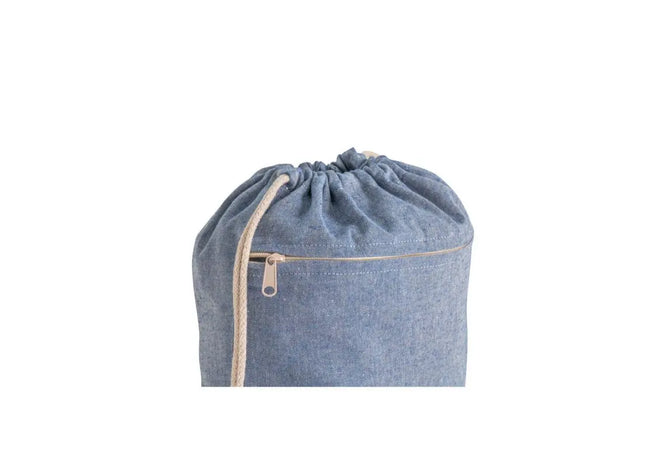 CHANCERY Turnbeutel aus recycelter Baumwolle (140 g/m²) - Blau, Nachhaltig und stilvoll TK Gruppe® Grosshandel 