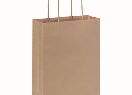 Papiertragetasche klein 90 g/m² - Braun Umweltfreundliche und robuste Tragetasche TK Gruppe® Grosshandel 