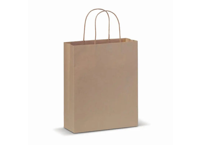 Papiertragetasche mittel 90 g/m² - Braun Umweltfreundliche und robuste Tragetasche TK Gruppe® Grosshandel 