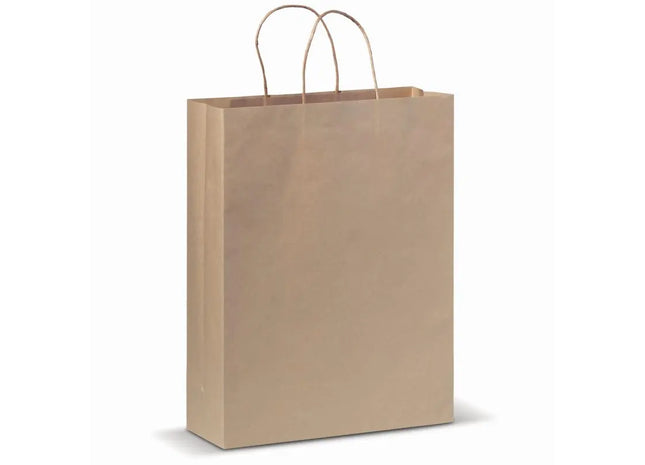 Papiertragetasche groß 100 g/m² - Braun Umweltfreundliche und robuste Tragetasche TK Gruppe® Grosshandel 