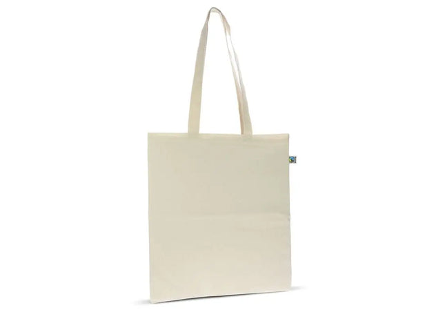 Fairtrade Tasche Lange Henkel 140 g/m² - Ecru, Nachhaltiges Design TK Gruppe® Grosshandel 