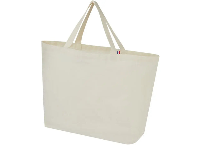 Nachhaltige Cannes 200 g/m² Einkaufstasche aus recyceltem Material 10L - natur TK Gruppe® Grosshandel 