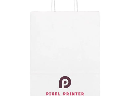 CITADEL Robuste Papiertasche, Kraftpapier 90 g/m², Elegant Weiß TK Gruppe® Grosshandel 