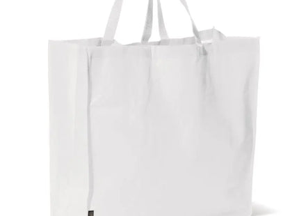 Weiße Einkaufstüte Non-Woven 75g/m² - Leichte Tragetasche, Umweltfreundlich und Wiederverwendbar TK Gruppe® Grosshandel 