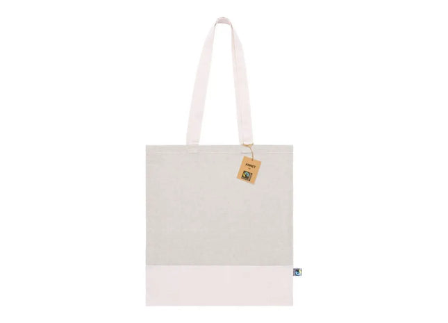 Annet Natur Fairtrade Baumwoll-Einkaufstasche, 140g/m², Öko & Stilvoll TK Gruppe® Grosshandel 