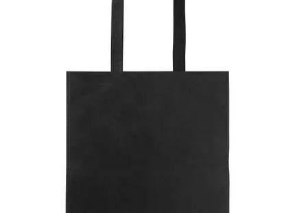 Nachhaltige Schwarze Ryder rPET-Vliesstoff Einkaufstasche (70 gr/m²) - Ökologisch TK Gruppe® Grosshandel 