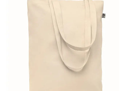 Entdecken Sie die Einkaufstasche Canvas 270 g/m² RASSA+ – beige, stilvoll und robust TK Gruppe® Grosshandel 