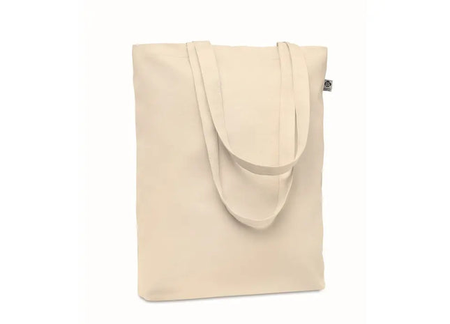 Entdecken Sie die Einkaufstasche Canvas 270 g/m² RASSA+ – beige, stilvoll und robust TK Gruppe® Grosshandel 