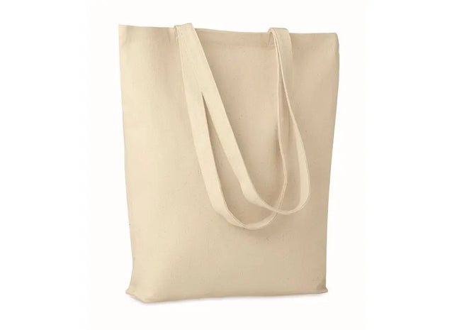 Beige RASSA Einkaufstasche aus Canvas 270 g/m² - Robust & Stilvoll TK Gruppe® Grosshandel 