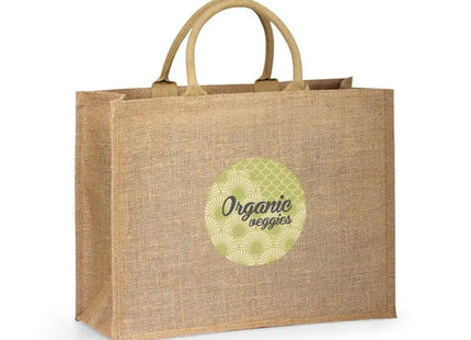 SHANTI Natur Tragetasche aus Jute (360 g/m²), Robust & Umweltfreundlich TK Gruppe® Grosshandel 