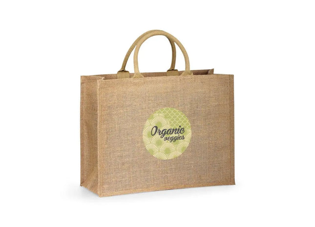 SHANTI Natur Tragetasche aus Jute (360 g/m²), Robust & Umweltfreundlich TK Gruppe® Grosshandel 