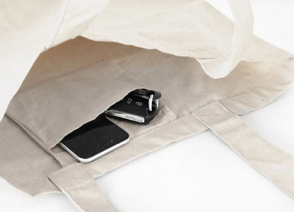 BETO Naturhelle Tragetasche aus 100% Canvas-Baumwolle (280 g/m²), Robust & Vielseitig TK Gruppe® Grosshandel 