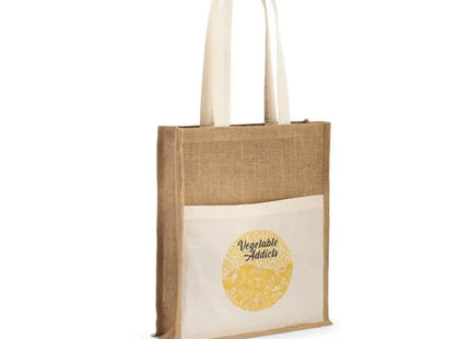 BRAGA Natur Jutetasche 240 g/m² & 100% Baumwolltasche 140 g/m², Robust & Vielseitig TK Gruppe® Grosshandel 