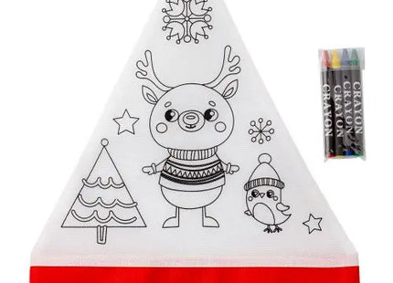 Maryse Weihnachtsmütze aus Non-Woven – Festlich Rot & Weiß, 80 gr/m² TK Gruppe® Grosshandel 