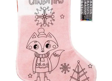 Jasleen Weihnachtsstrumpf aus Non-Woven – Charmant Rot-Weiß, 80 gr/m² TK Gruppe® Grosshandel 