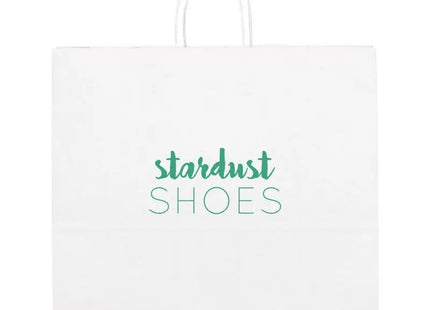 KELLY Stabile Handtragetasche aus weißem Kraftpapier 100 g/m² TK Gruppe® Grosshandel 