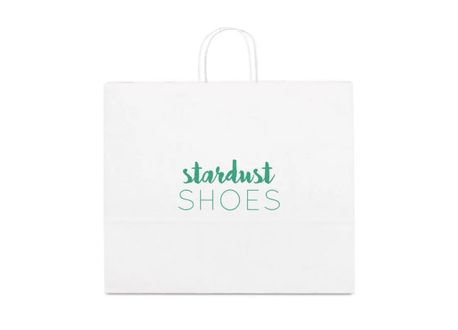 KELLY Stabile Handtragetasche aus weißem Kraftpapier 100 g/m² TK Gruppe® Grosshandel 