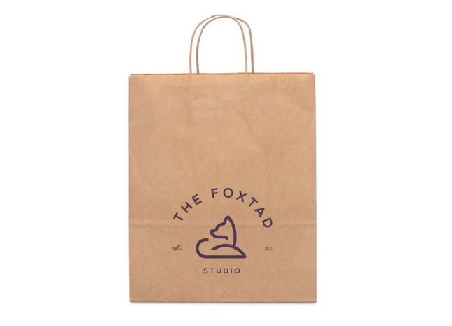 TAYLA Strapazierfähige Papiertüte, Natur Kraftpapier 115 g/m² TK Gruppe® Grosshandel 