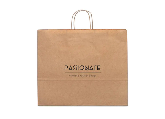 KIRA Naturfarbene Kraftpapiertasche, Extra Stark 115 g/m² TK Gruppe® Grosshandel 