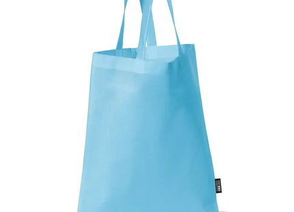 hellblaue Non-Woven Tasche: Hellblaue Non-Woven Einkaufstasche - Langlebig und stylish, 75g/m² TK Gruppe® Grosshandel 