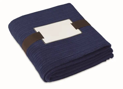 Hochwertige Fleece-Decke CAP CODE in Blau - 240g/m² - Weich und Warm TK Gruppe® Grosshandel 
