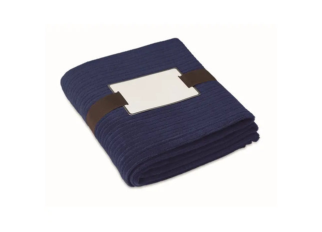 Hochwertige Fleece-Decke CAP CODE in Blau - 240g/m² - Weich und Warm TK Gruppe® Grosshandel 