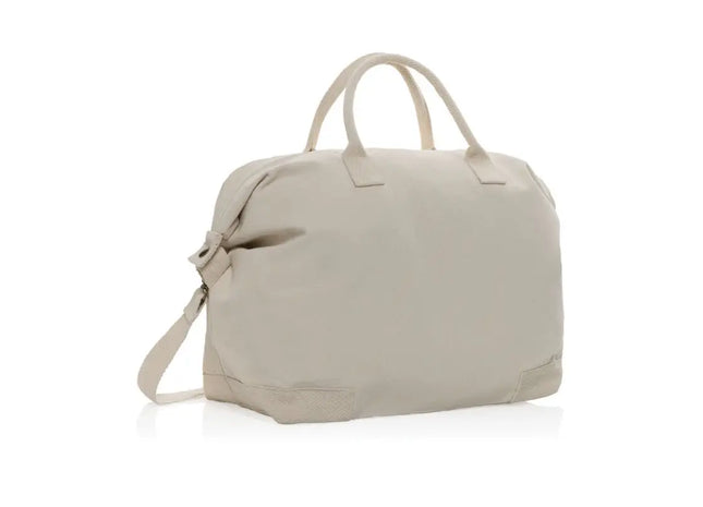 Kezar AWARE™ 500g/m² Wochenendtasche aus recyceltem Canvas, Off White, Stilvoll und Nachhaltig für Kurztrips TK Gruppe® Grosshandel 