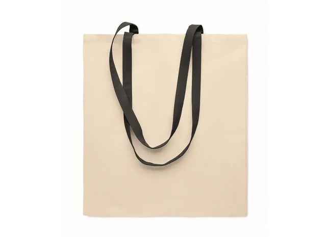 Schwarze Einkaufstasche 140g/m² ZEVRA – Robust, stilvoll, leicht, vielseitig TK Gruppe® Grosshandel 