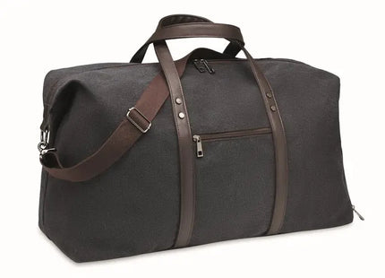 Entdecken Sie den Weekender Canvas 450 g/m² ZURICH – schwarz, robust und stilvoll TK Gruppe® Grosshandel 