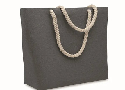 Schwarze MARE Strandtasche 220g/m² – Leicht & Elegant TK Gruppe® Grosshandel 