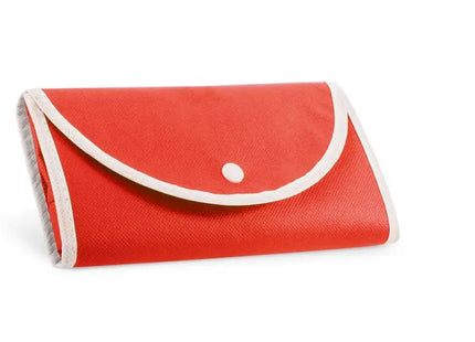 Rote ARLON faltbare Einkaufstasche aus Non-Woven (80 g/m²) – Leichte und praktische Tragetasche TK Gruppe® Grosshandel 