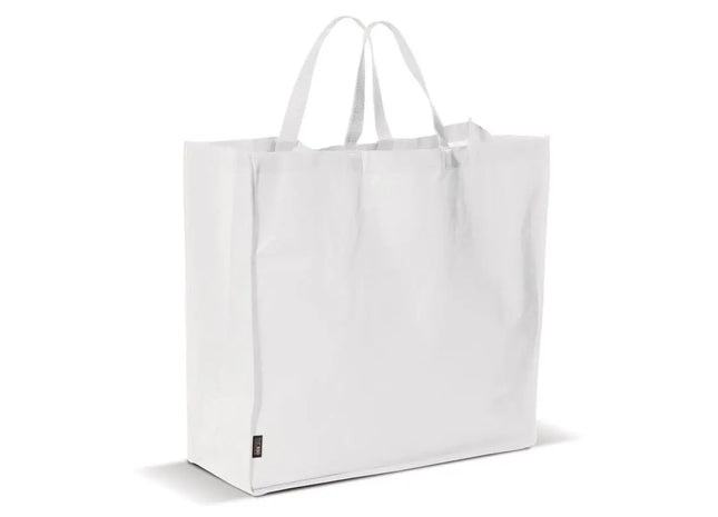 Leichte Non-Woven Einkaufstasche 75g/m² – Schlichtes Weiß TK Gruppe® Grosshandel 