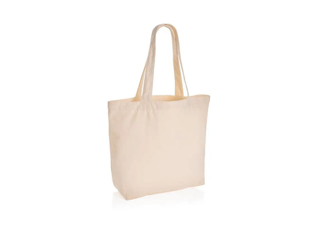 Impact Aware™ rcCanvas Shopper 240g/m² + Tasche in Off White – Umweltfreundlich & Chic TK Gruppe® Grosshandel 