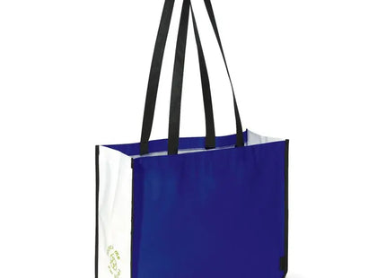 Breite Einkaufstasche aus PP Non-Woven 120g/m² – Vielseitiges Blau TK Gruppe® Grosshandel 