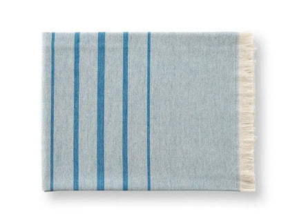 CAPLAN Multifunktionales Badetuch aus Baumwolle und recycelter Baumwolle (260g/m²) - blau TK Gruppe® Grosshandel 