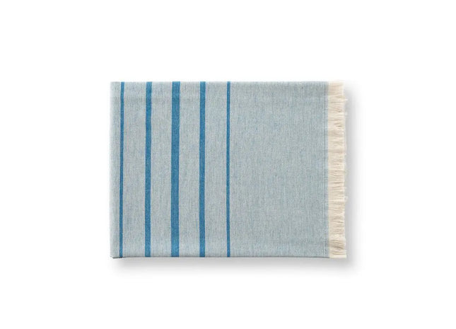 CAPLAN Multifunktionales Badetuch aus Baumwolle und recycelter Baumwolle (260g/m²) - blau TK Gruppe® Grosshandel 