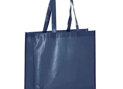 MILLENIA Tragetasche aus laminiertem Non-Woven (110 g/m²) - blau, robust und wiederverwendbar TK Gruppe® Grosshandel 